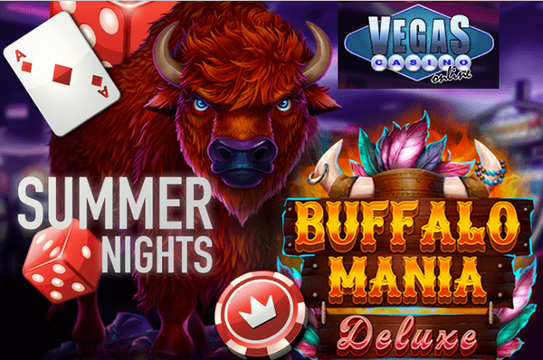 Vegas Casino Online, exclusive free spins on Buffalo Mania Deluxe slot